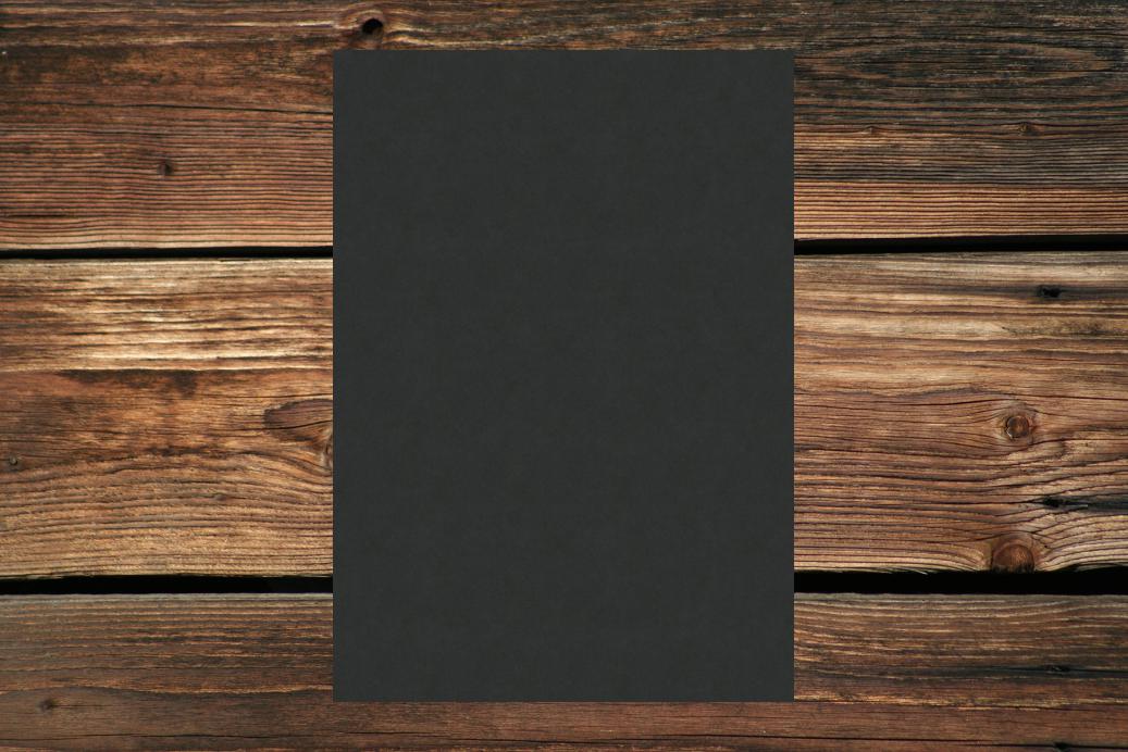 Papier A4 210x297 mm Schwarz 120 g/qm